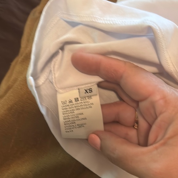 Pinko White and Pink Short Sleeve T-Shirt - Picture 3 of 6